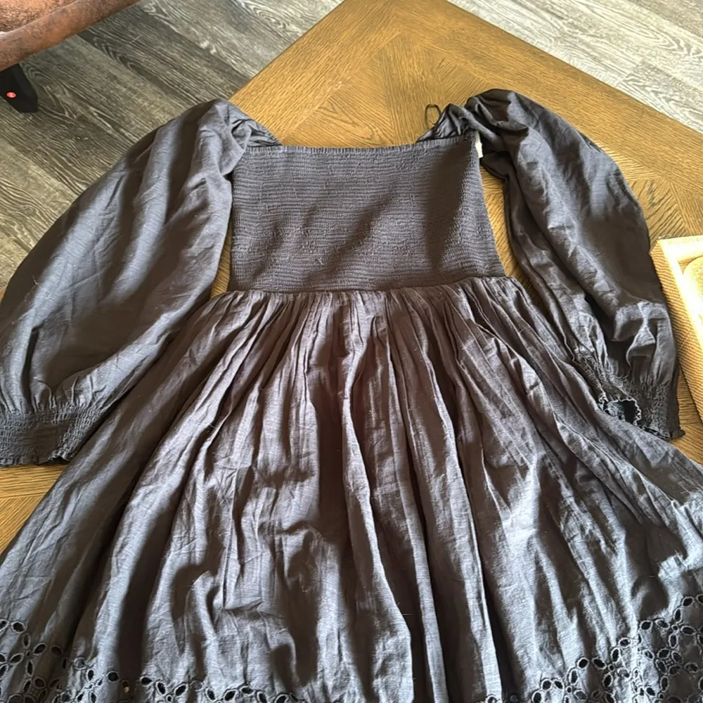 Free people Perfect Storm Smocked Eyelet long Sleeve Maxi Dress, Medium, $168 - Image 5