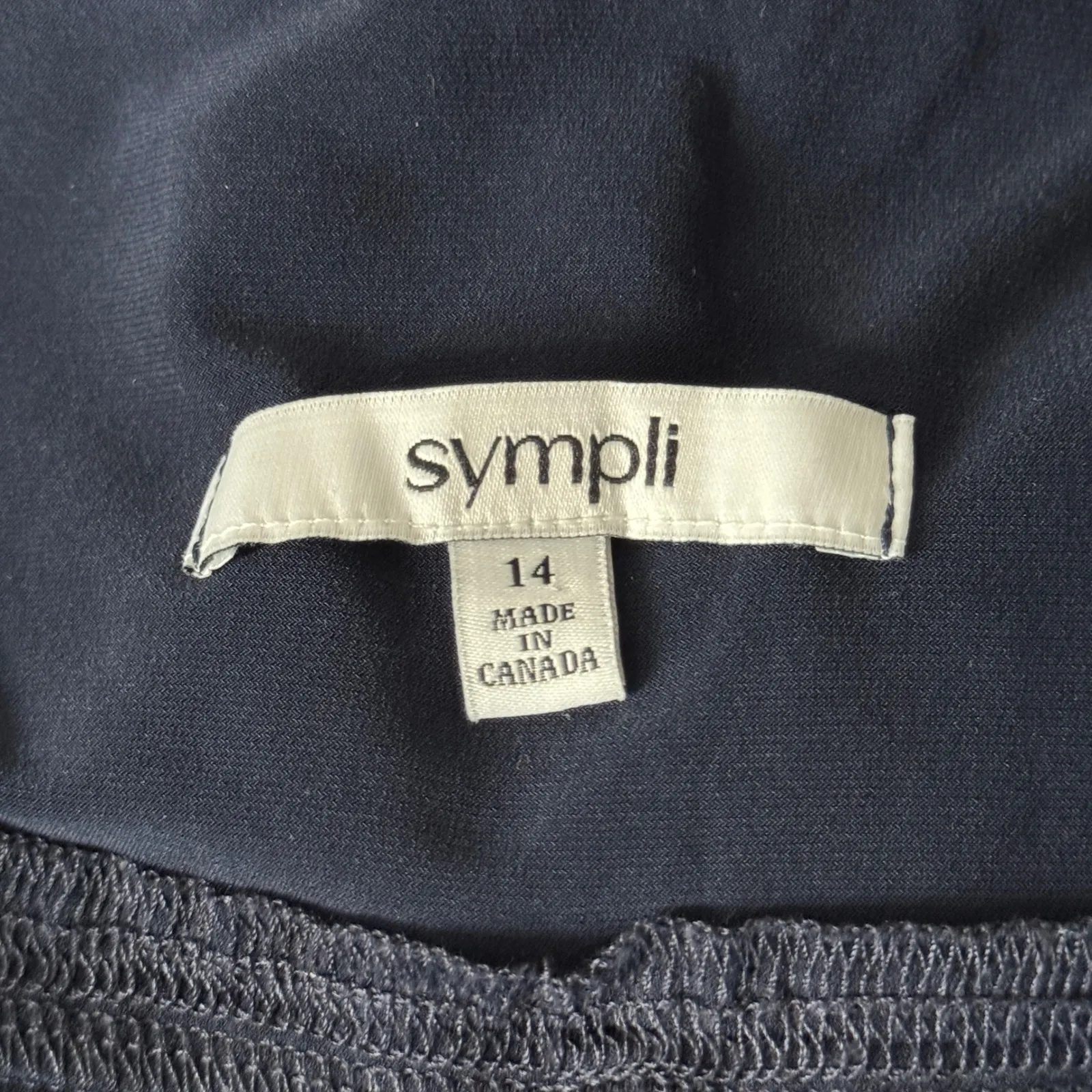 Sympli Crop Pant Minimalist Lagenlook Slinky Stretch Travel Quiet Luxury Comfort Blue Size 14 - Image 8