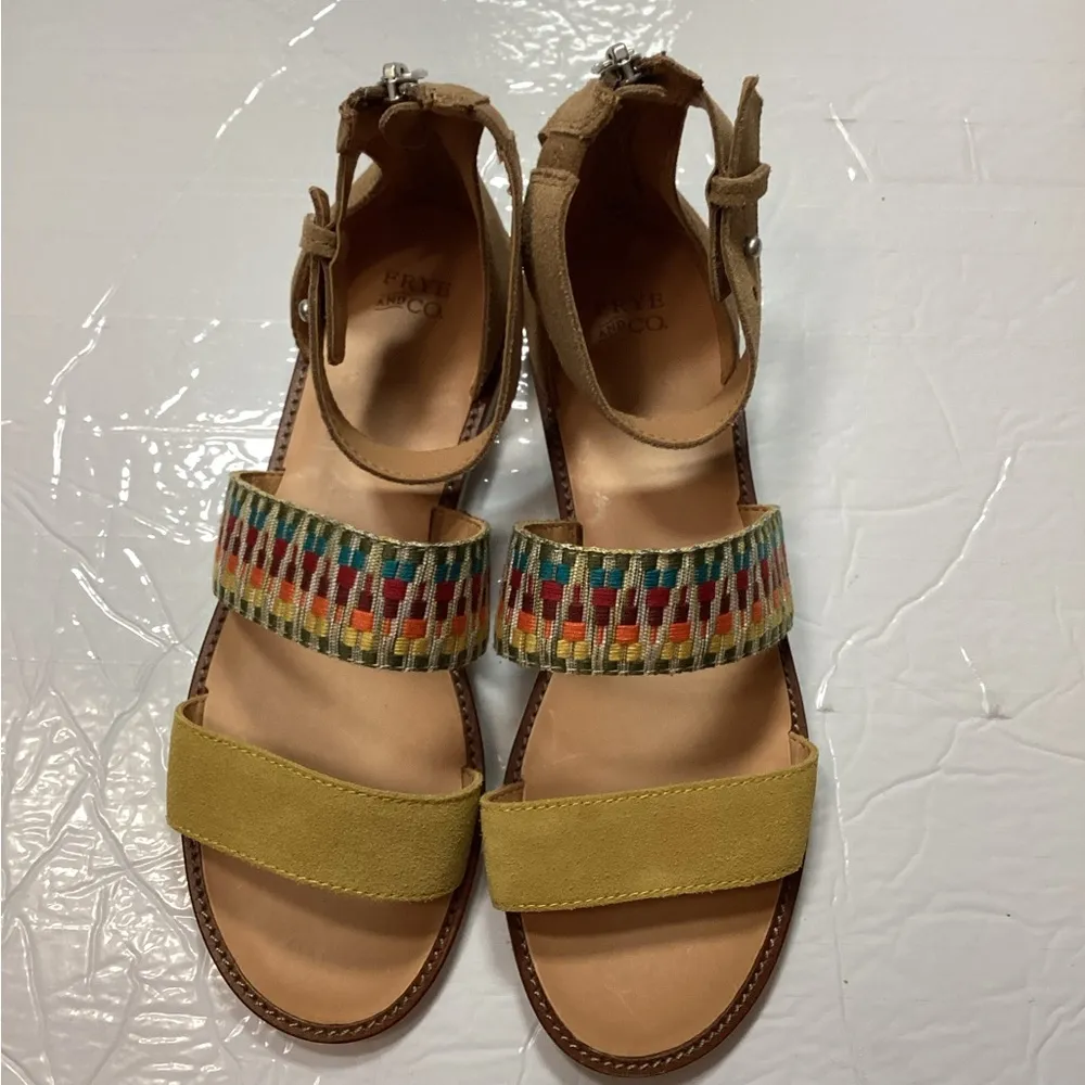 Frye and Co sandals Orange Size 7.5 - Image 3