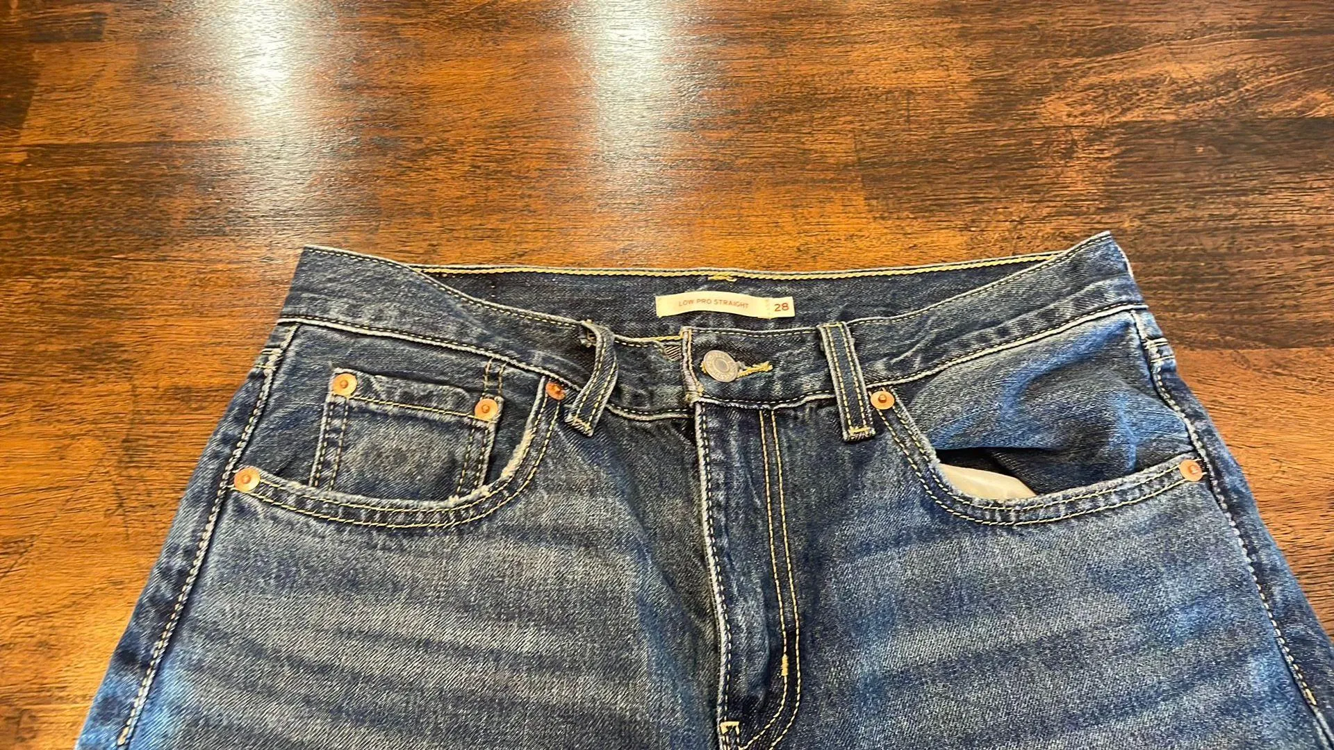 Levi’s Low Pro Straight Jeans - Image 2