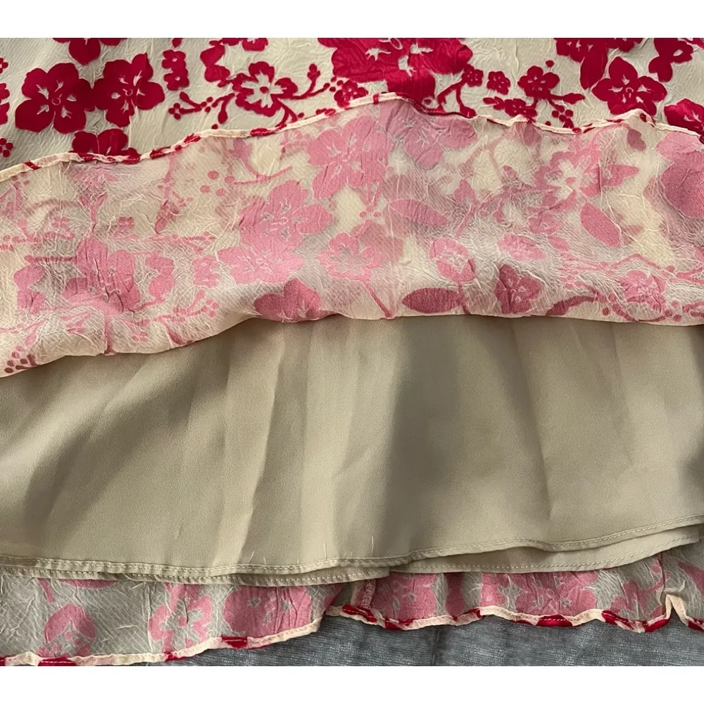 Devlin Maryanne High Neck Dress in Ruby Punch, Sz 4 - Image 16