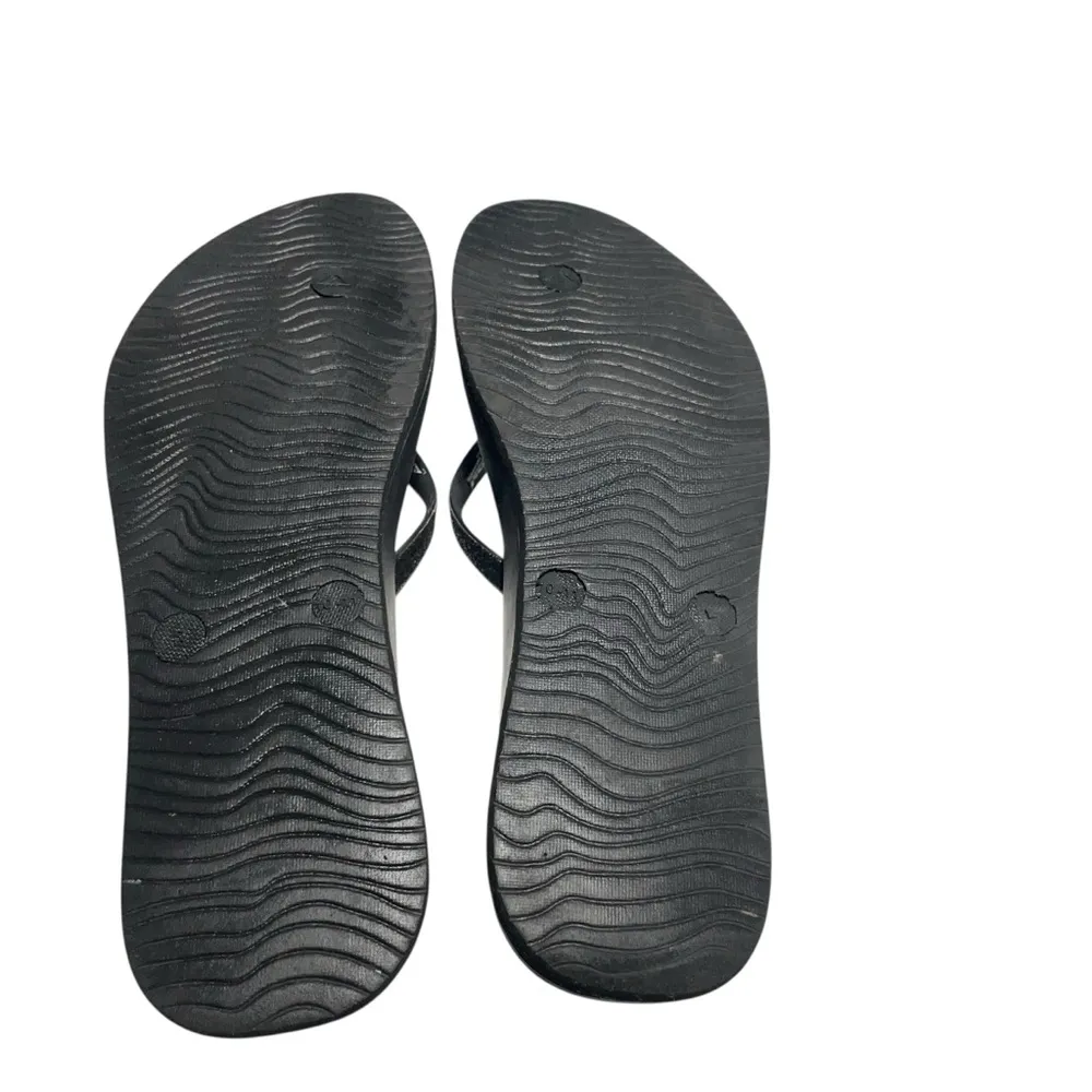 Reef Cushion Stargazer Sandal Comfort Flip Flop Glitter Size 10- 11 Black - Image 7