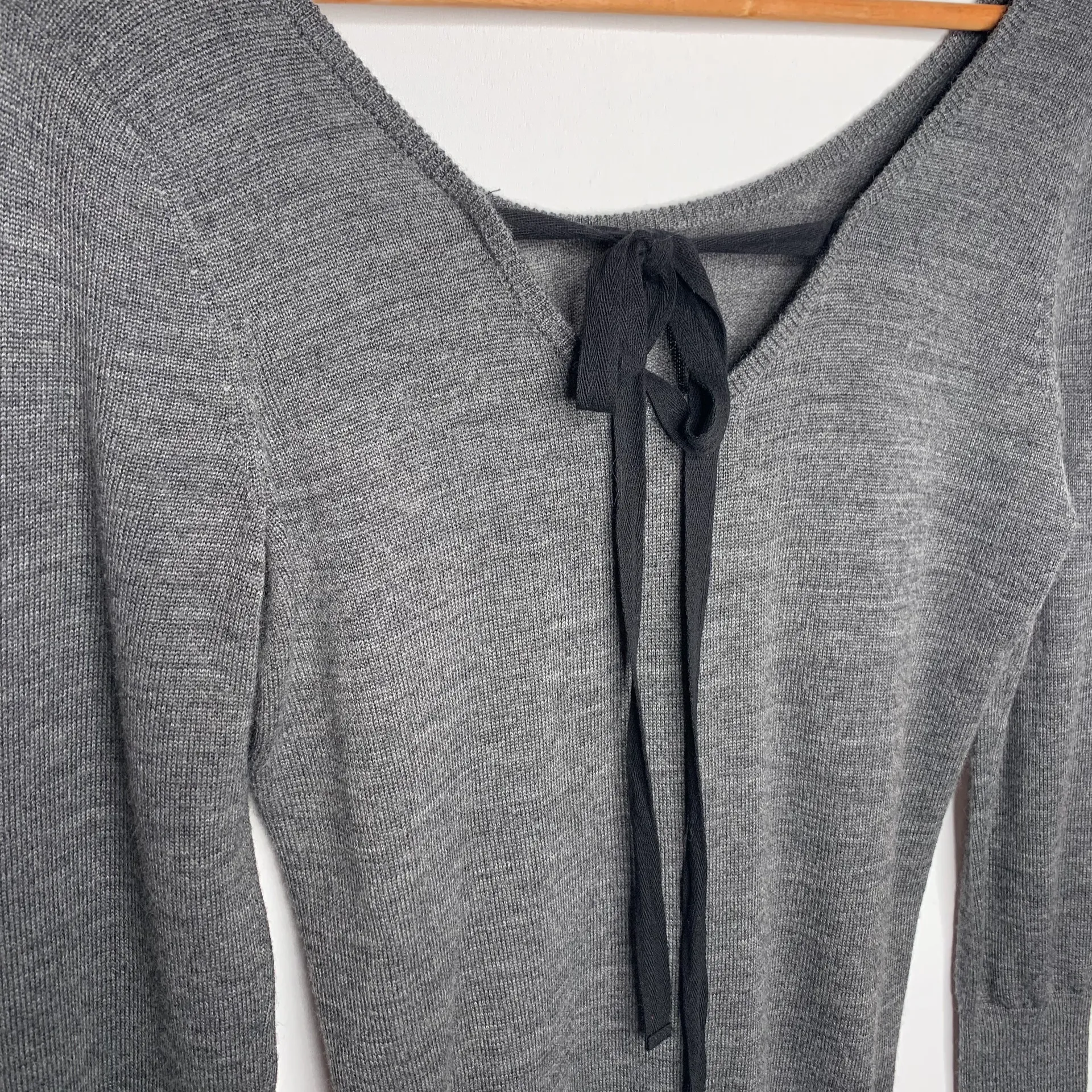 Anthro Angel Of The North Torie Tie Back Sweater - Image 8