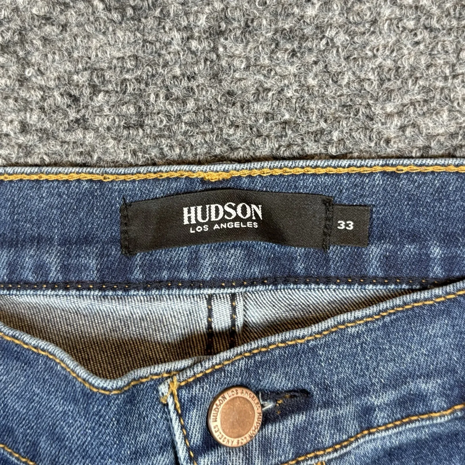 Hudson Jeans Women's Size 33 Blue High - Image 9