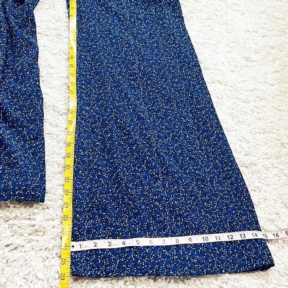 NWT Max Studio Floral Crepe Jumpsuit Sleeveless Surplice Smocked Waist Wide Leg - Image 5