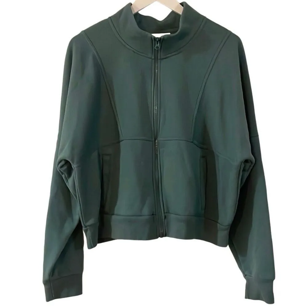 Universal thread green quarter zip pullover sweater crop XXL - Image 2