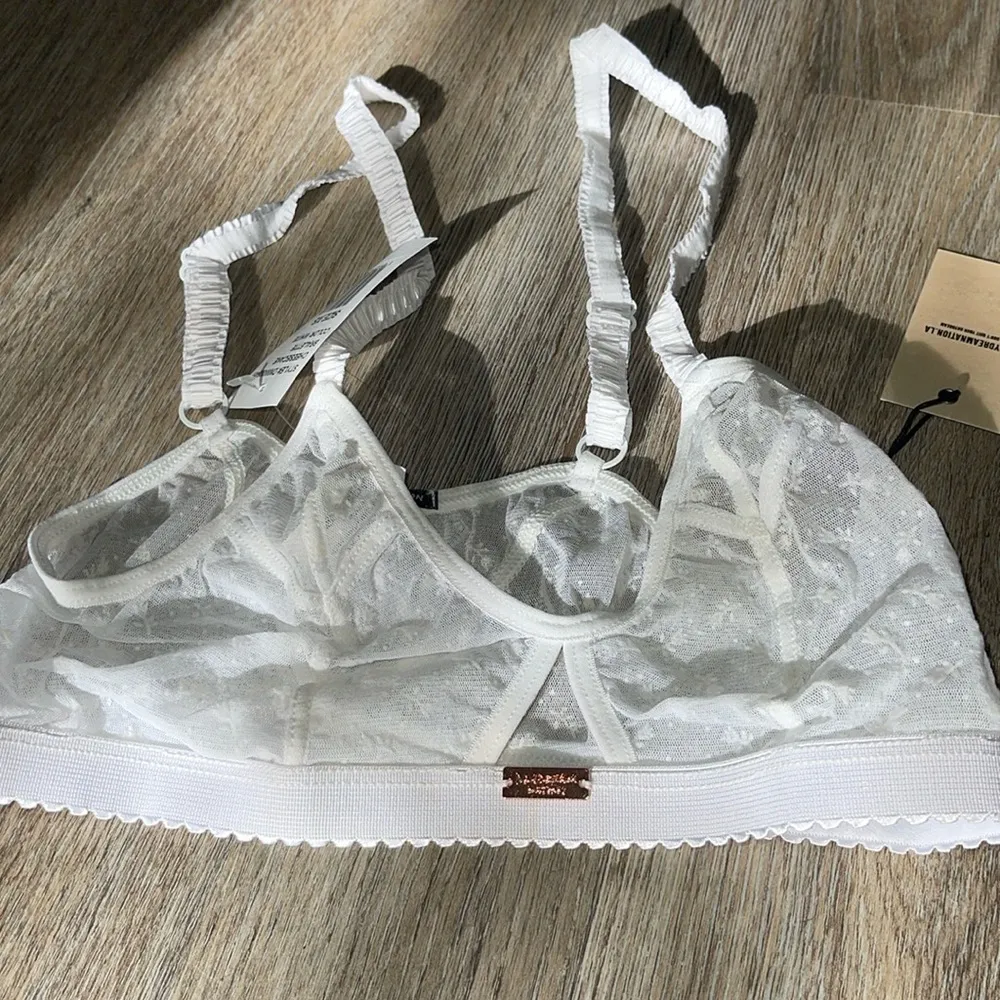 Daydream Nation Cheesecake Bralette Size XS White - Image 11