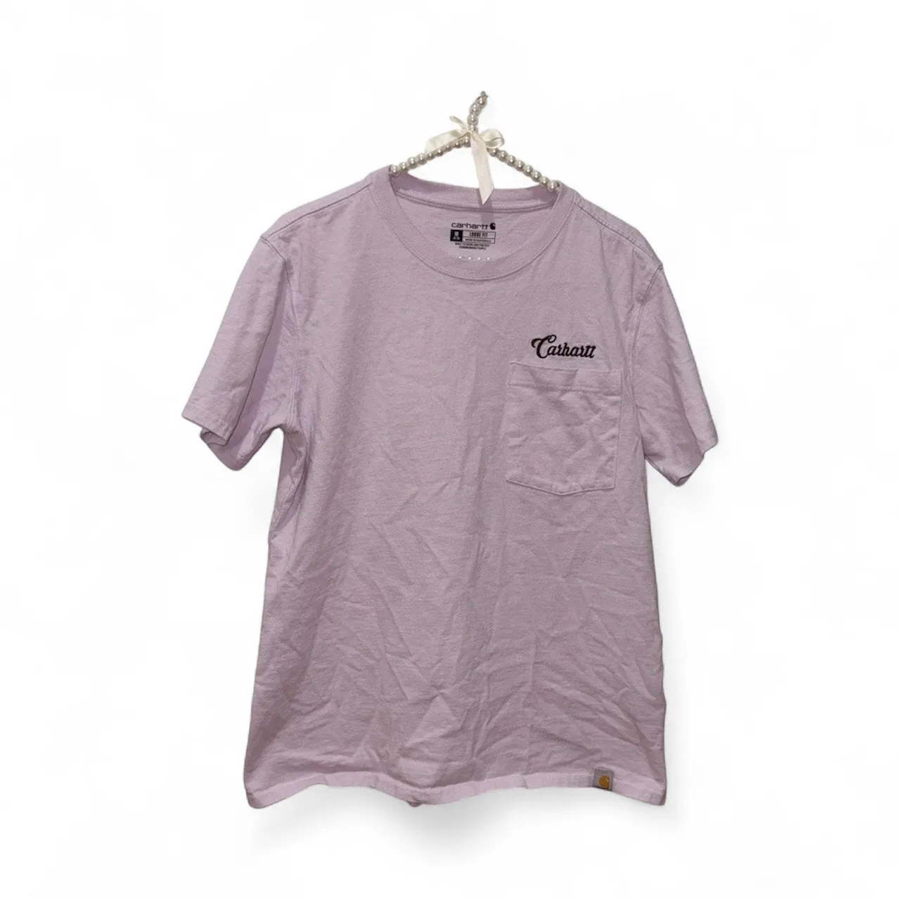 Carhartt Women's Size Medium Amethyst Fog T-Shirt Loose fit tee shirt - Image 3