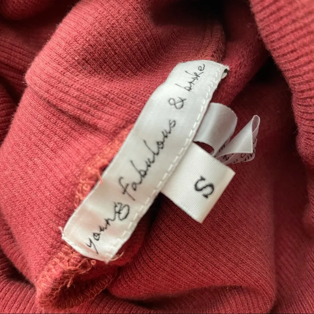 Young Fabulous & Broke asymmetrical turtleneck zipper hem sweatshirt dress - Image 4