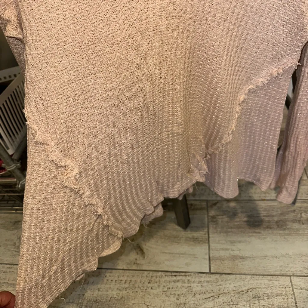 Distressed Juicy Couture V-neck Sweater - Image 4