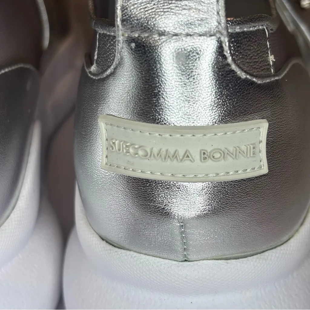 VIBRAM SUECOMMA BONNIE SCB Collab Metallic w/ Gems & Crystals Tennis Shoes Sz 35 - Image 11