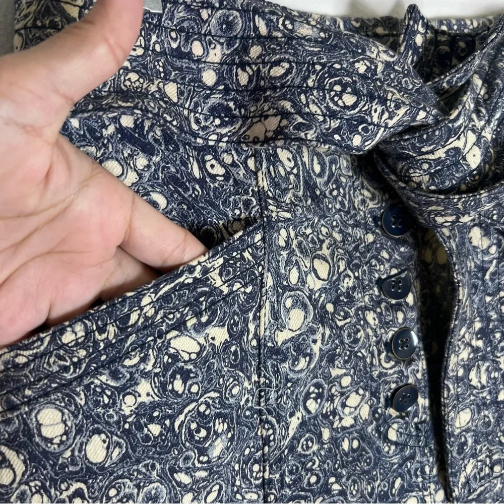 Ulla Johnson Otto Marble Printed Tapered Pants Sz 4 - Image 6