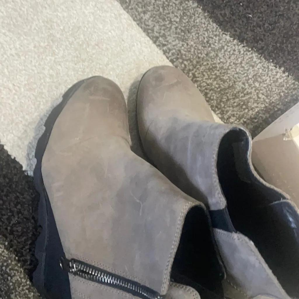 Sorel Women's Joan Uptown Zip Bootie — Waterproof Leather Wedge Boots - Image 4