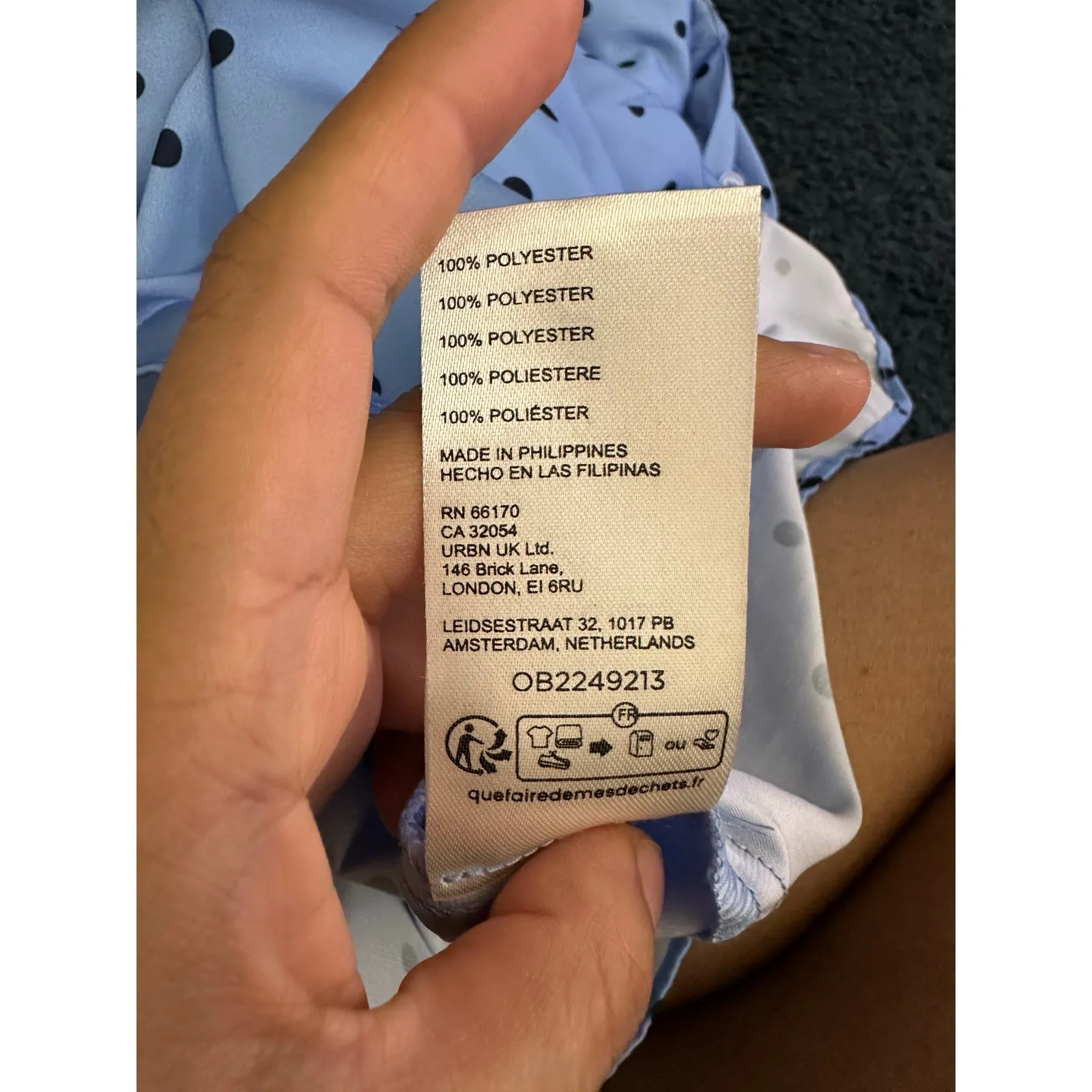 Anthropologie Maeve Cap Sleeve Button Front Romper Size Small Blue - Image 9