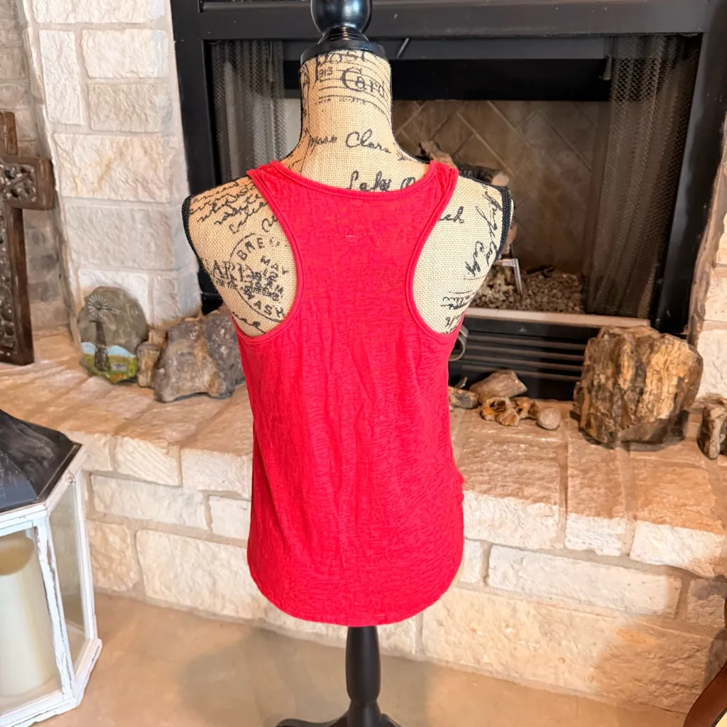 Source Unknown Red I Love USA Tank Top Size M - Image 3