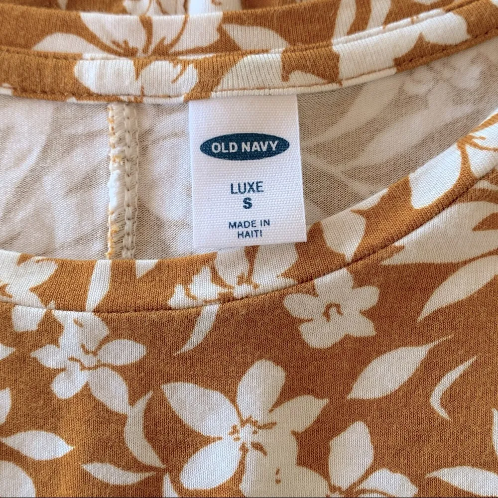 Old Navy LUXE Floral Print Soft Tank Small S - Image 6