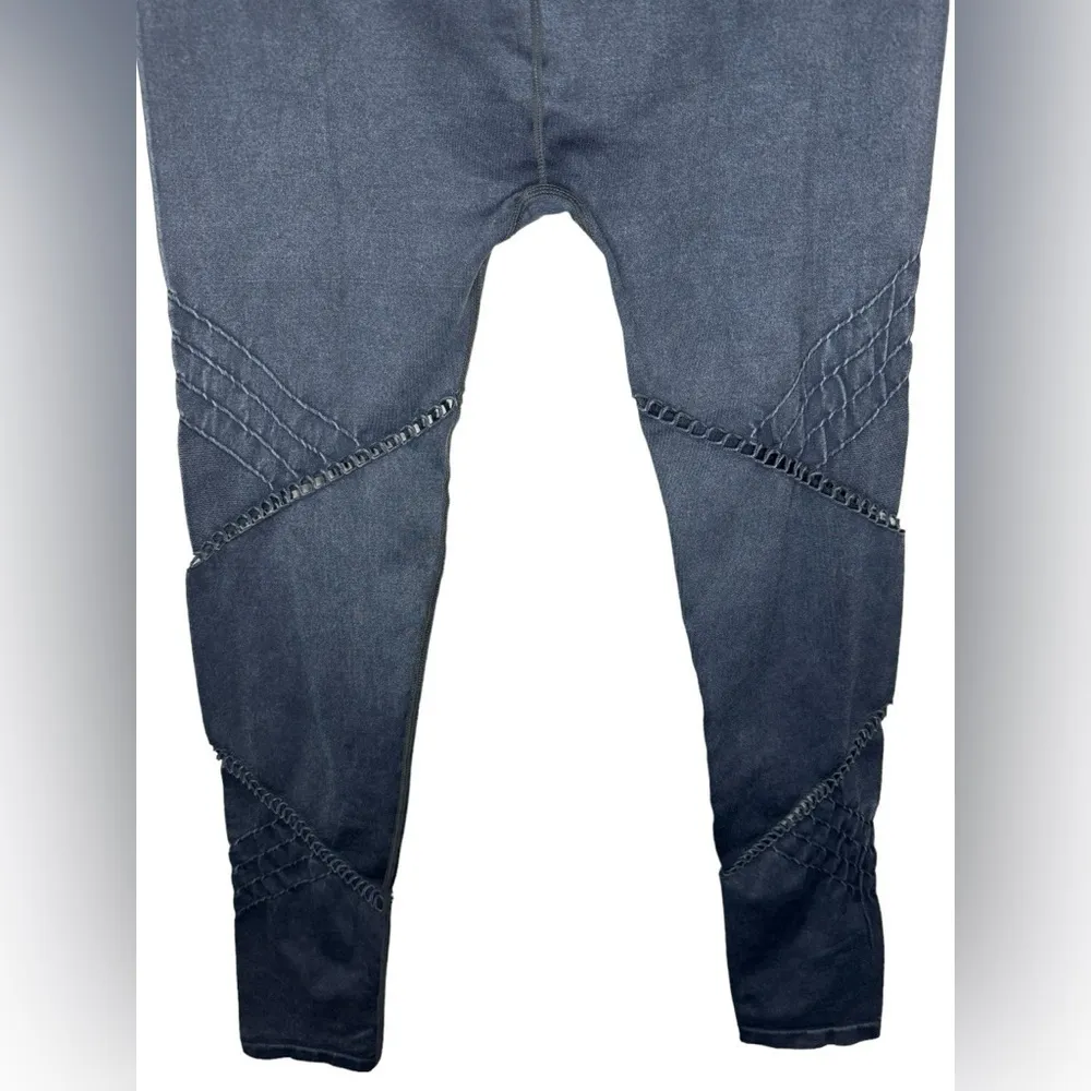 Soul By Soul Cycle Seamless Moto Leggings Size M Grey - Image 7