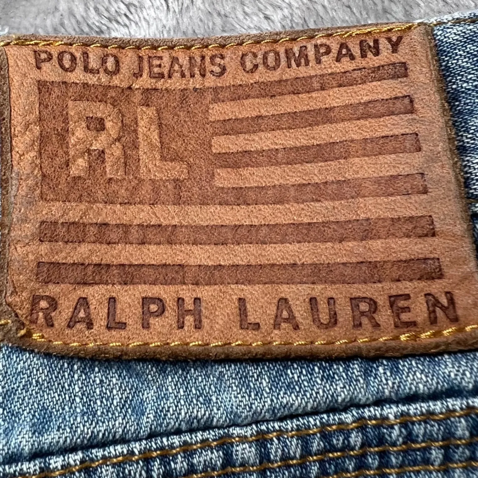 Ralph Lauren Polo Jeans Company Jean Shorts Womens 8 Blue Denim Casual Summer - Image 5