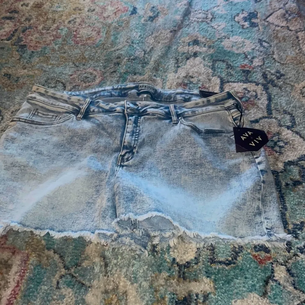 Ava and Viv darkwash denim frayed hem line size 26w new - Image 3