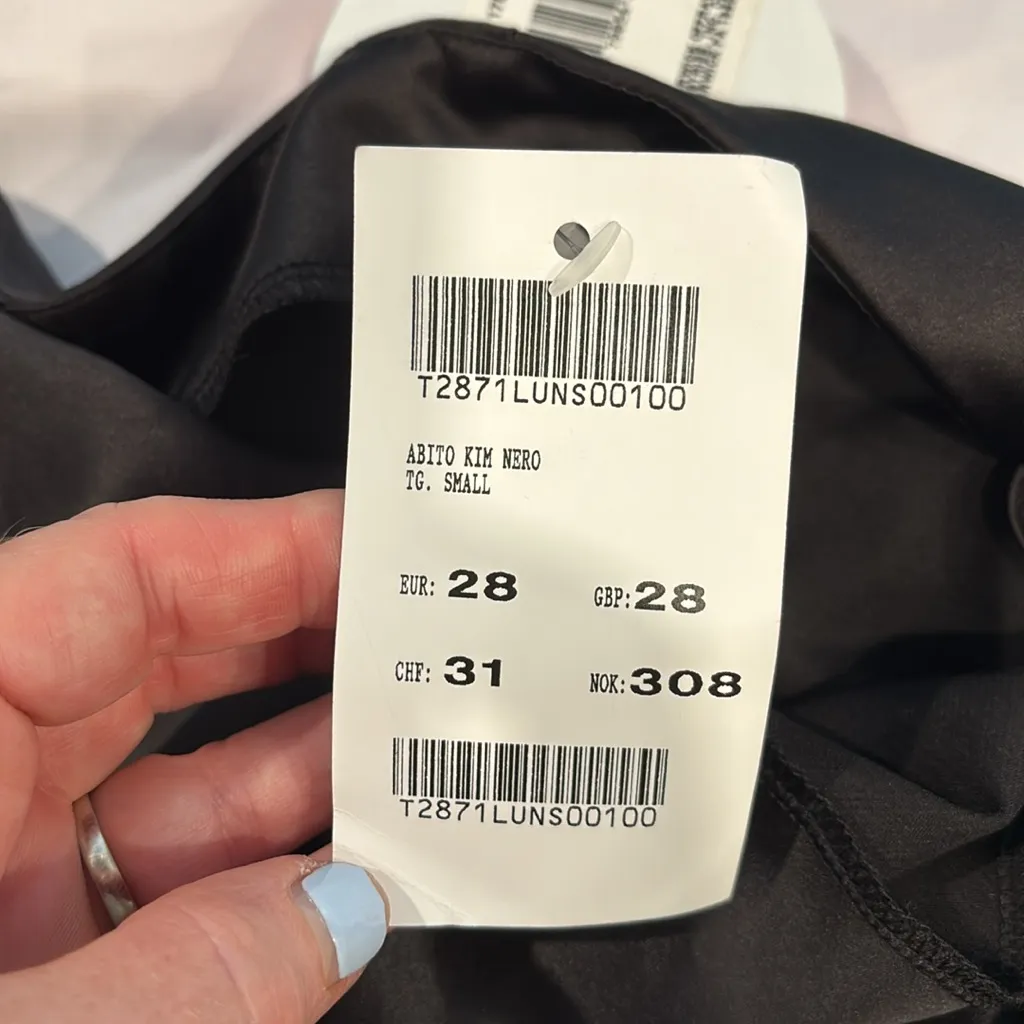 Brandy Melville Black satin slip  Dress - Image 11