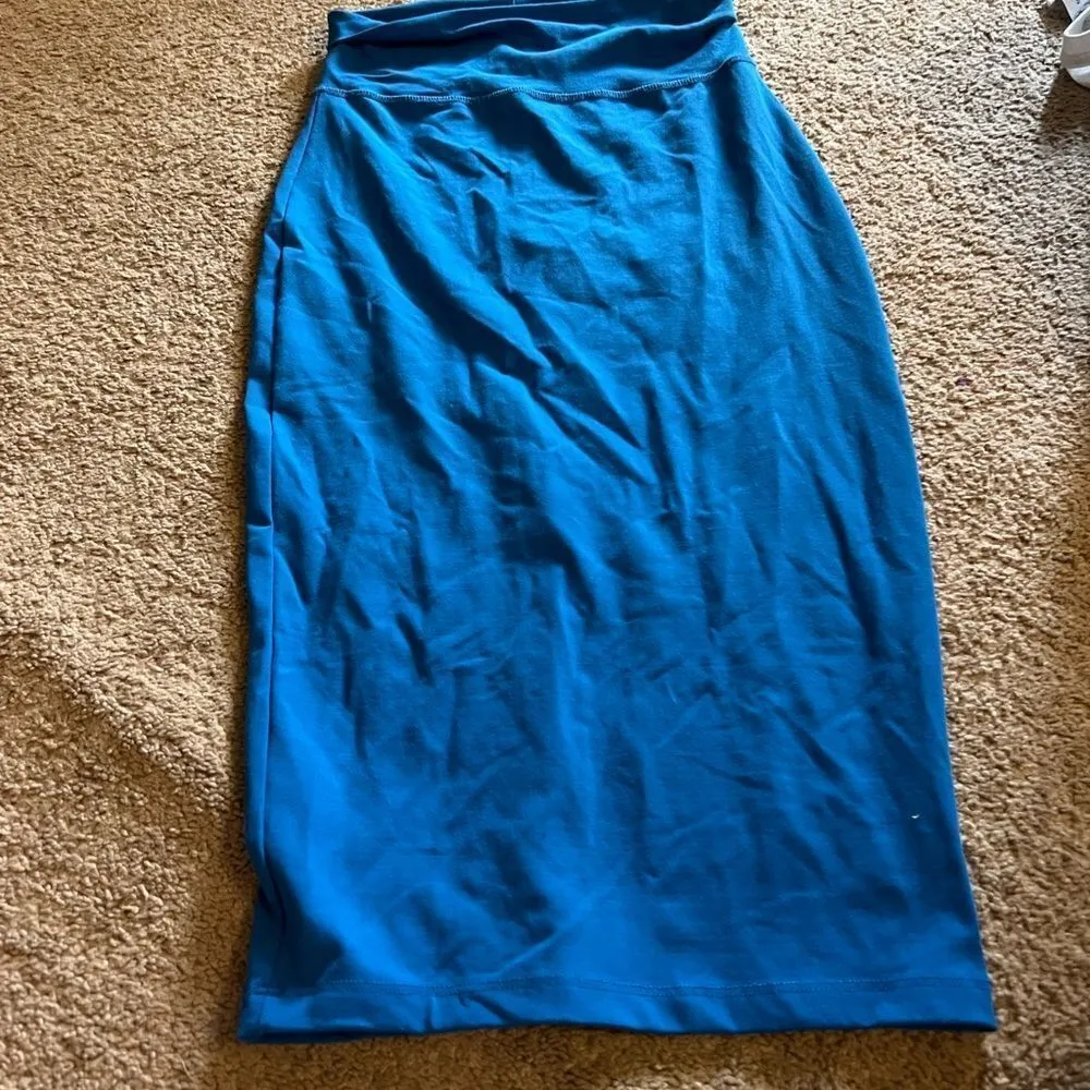 Bebe blue maxi skirt xs - Image 2