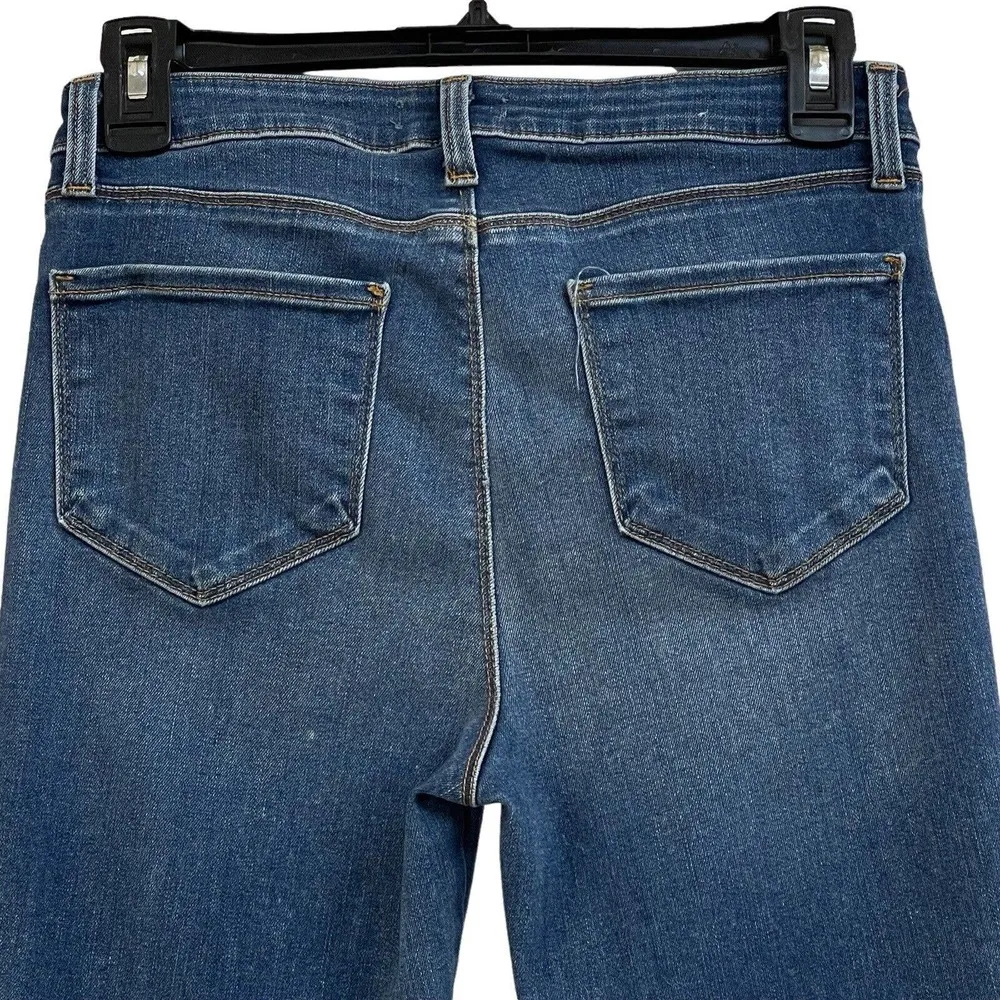 L’Agence SZ 27 Margot Neptune Skinny Jeans High-Rise Stretch Pockets Tux Stripe - Image 4