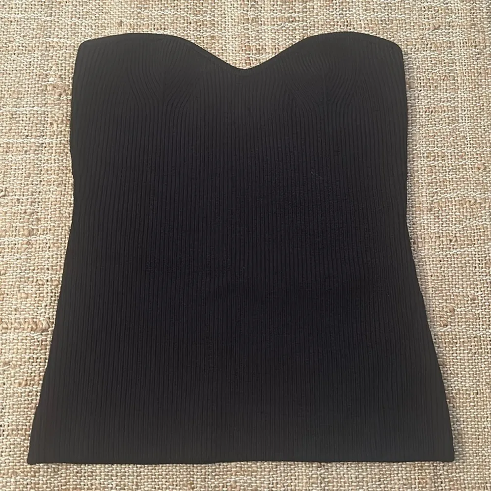 Pixie Market Cass Knit Bustier Black Large - Image 2