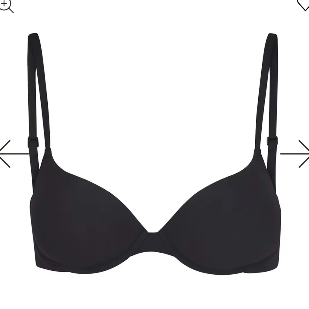 Skims NWT fits everybody push up demi bra onyx 34c - Image 2