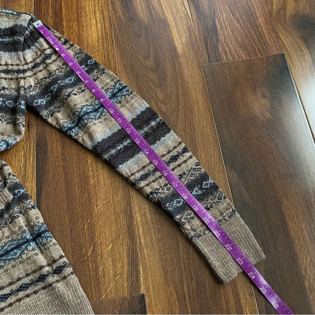 Peruvian Connection Baby Alpaca Wool Duster Long Button Cardigan With Pockets - Image 4