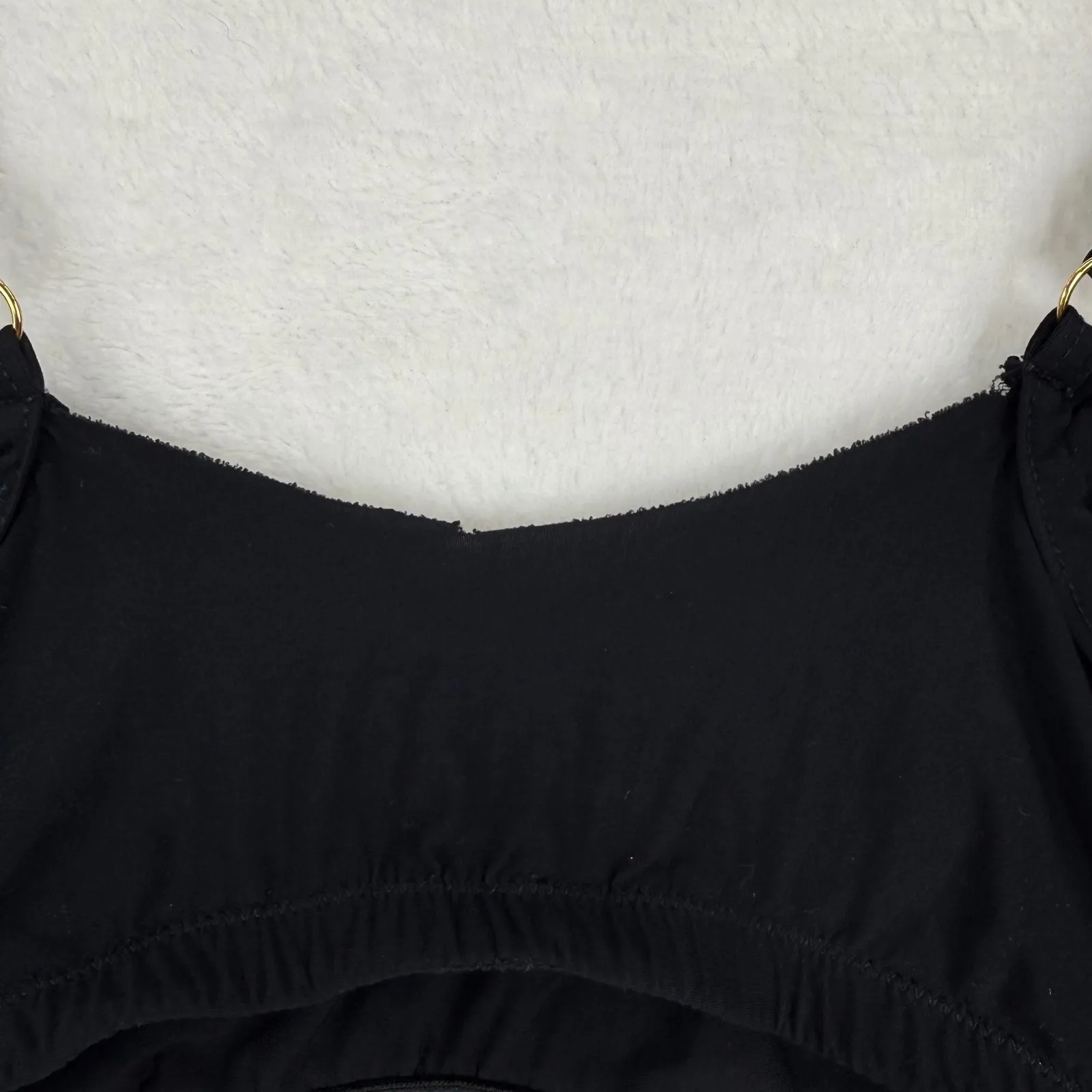 Commando Black Micro Modal Elastane Comfort Bra Size S - Image 4