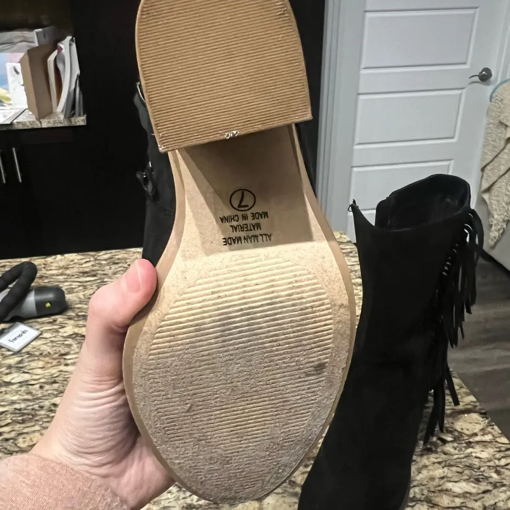 Fringe Heeled Boots - Image 4