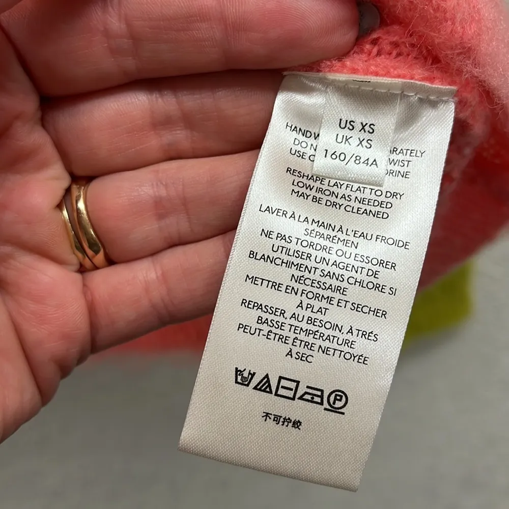 Free People Cozy Wool Blend Sweater in Autumn Sky XS - Image 9