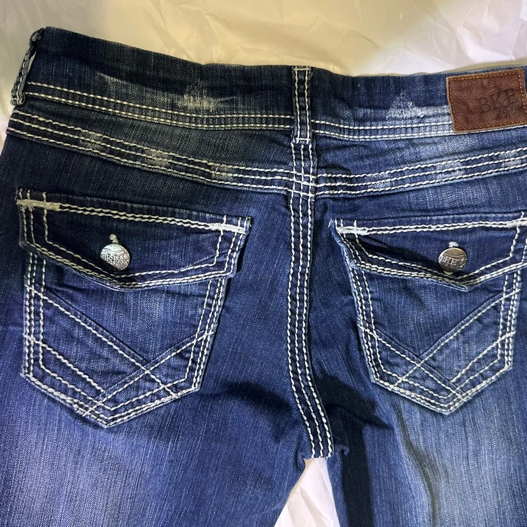 BKE Dark Blue Boot Cut Women's Jeans - Image 6