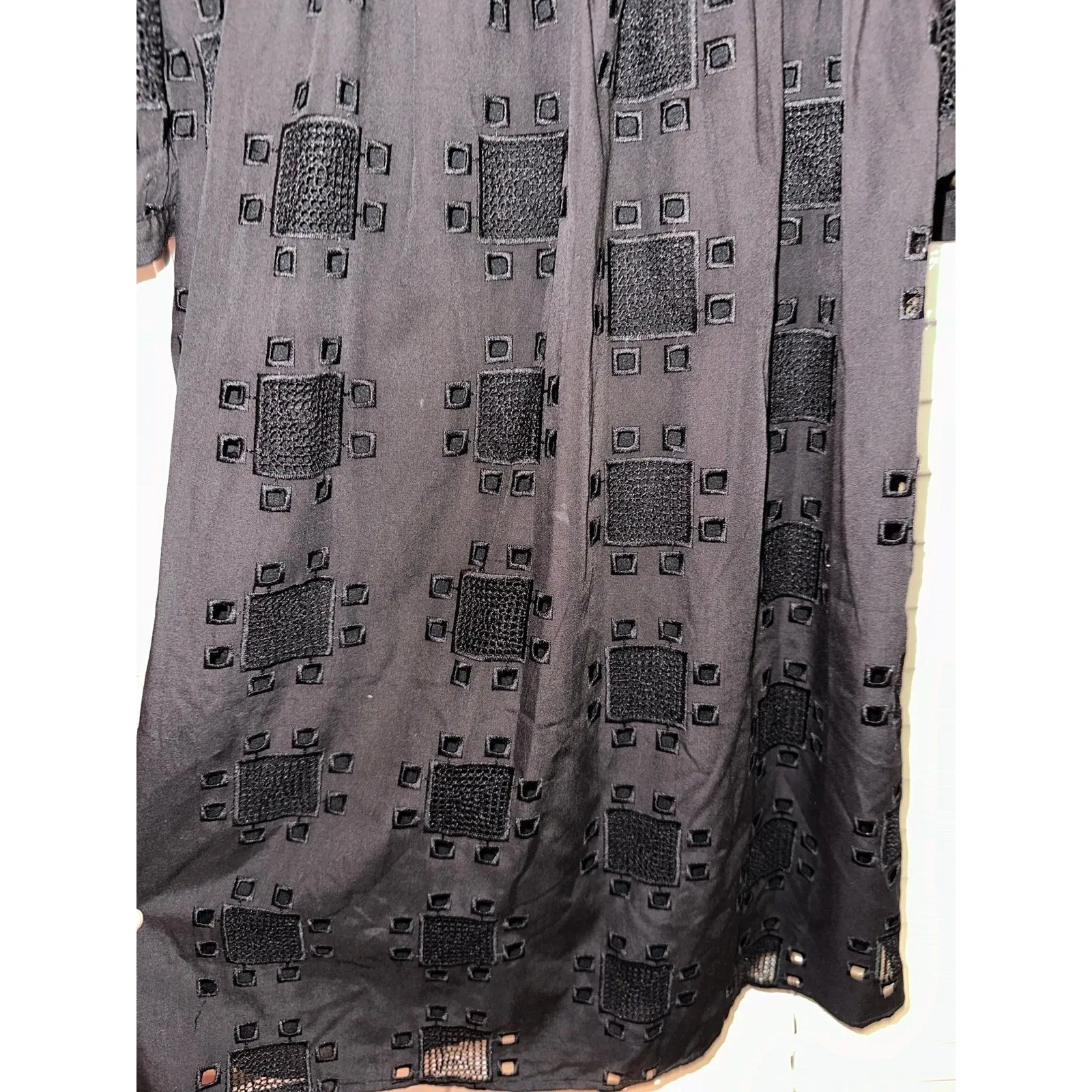 Black English Factory Dress - Image 3