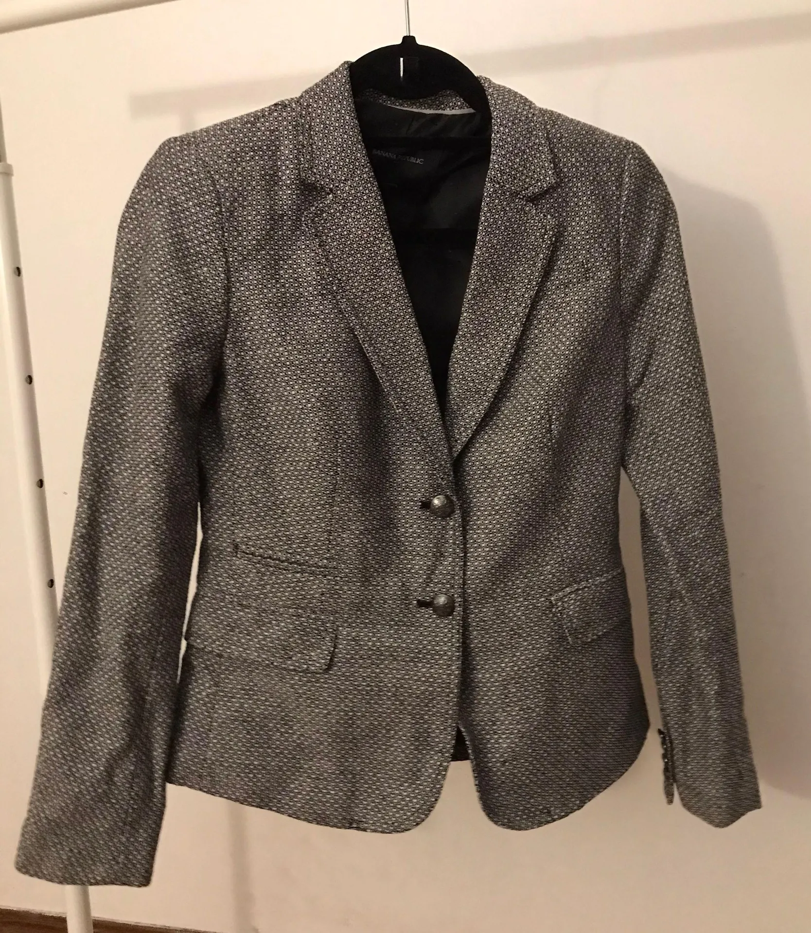 Embroidered Blazer Black Size 0 - Image 4