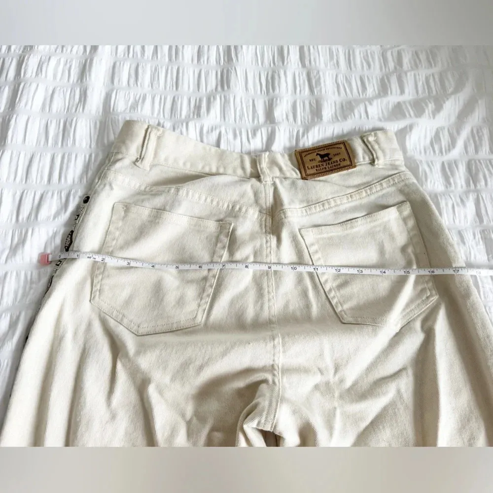 Lauren Ralph Lauren Jeans Co Beaded Bootcut Vintage Size 6 High Waist Size 6 90s - Image 10