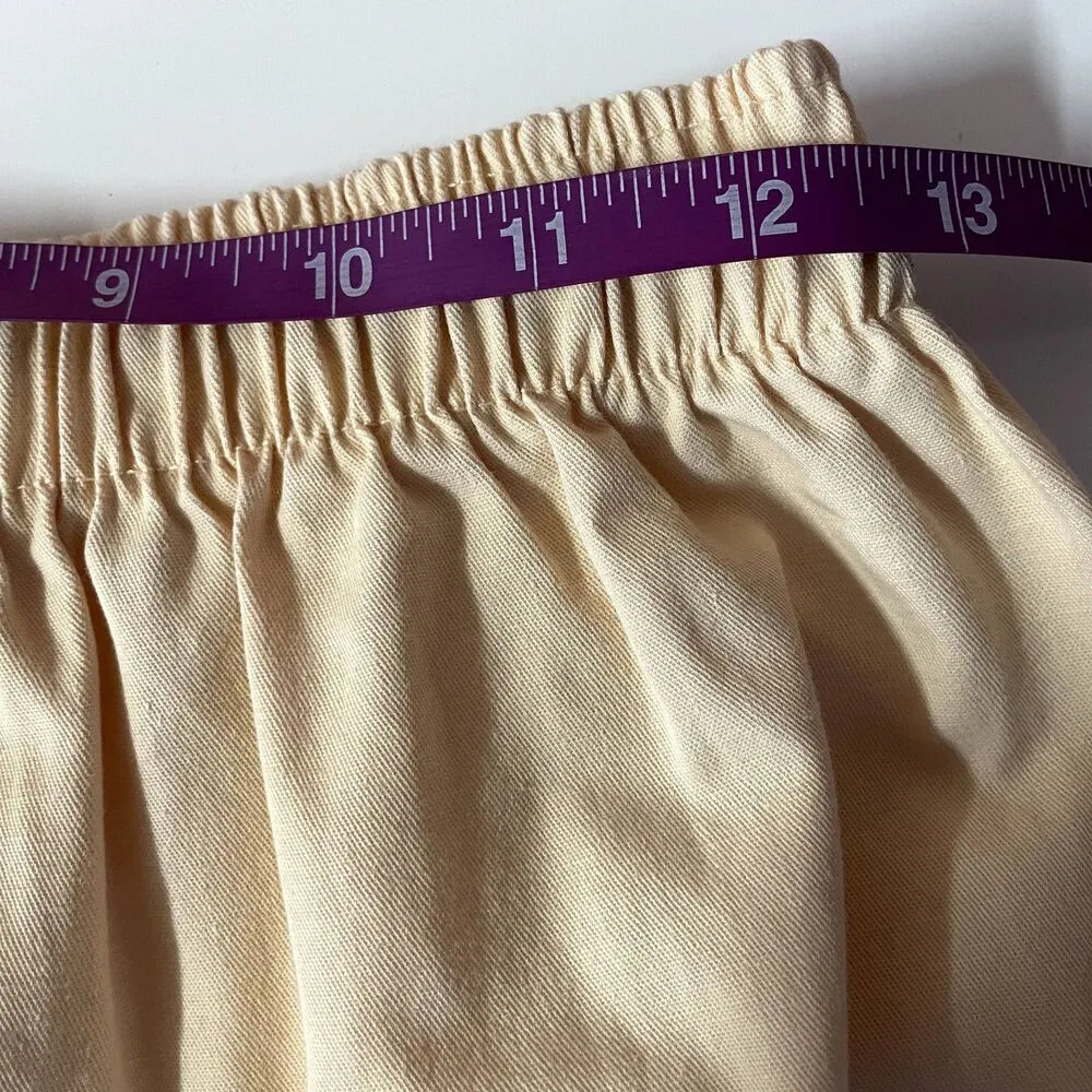 Vintage Land's End Light Yellow High Waisted Straight Leg Pants Size 10 Reg EUC - Image 5