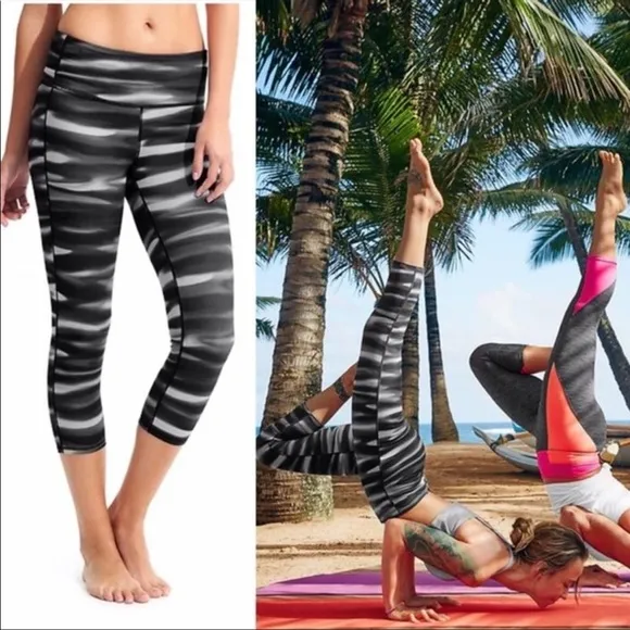 Athleta High Rise H2O Chaturanga Capri Leggings - Image 2