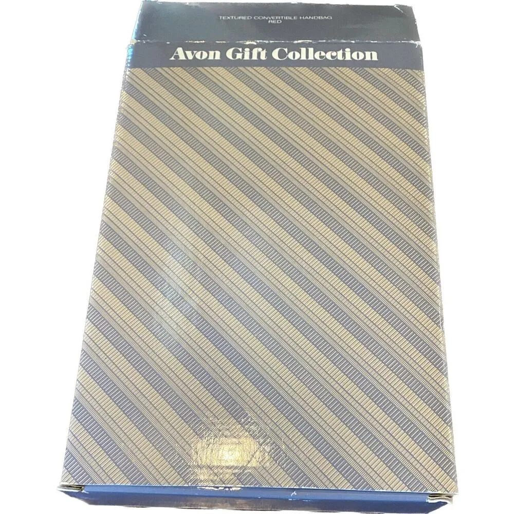 Avon VTG Red Purse Convertible Handbag Gift Collection Cottage Core Grannycore - Image 10