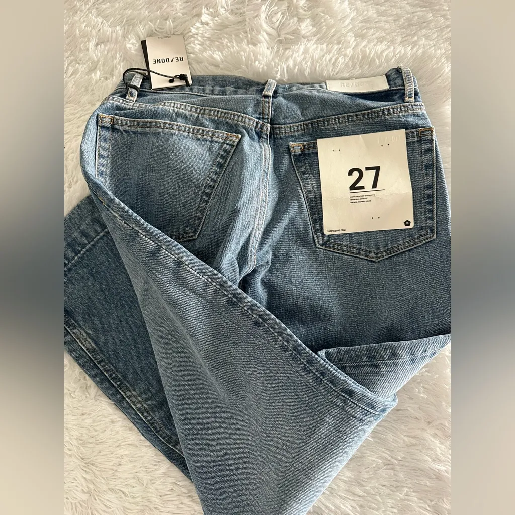 NWT Re/done 70sLow Rise‎ Bell Bottom Jeans Sz 27 - Image 7