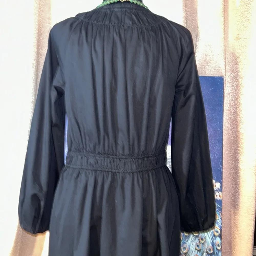 Size M Pocketed Black Dress - Image 10