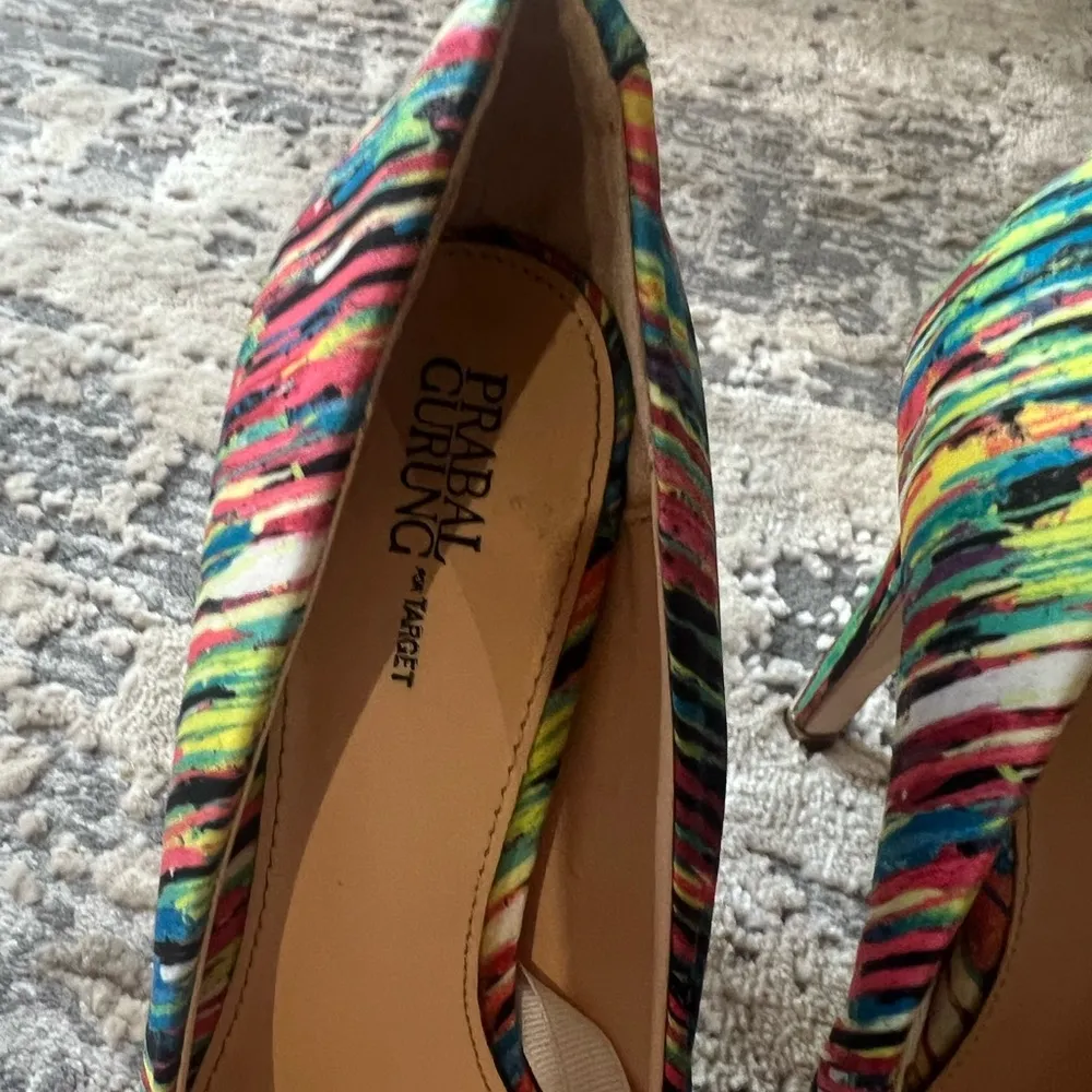 Prabal Gurung For Target Multicolor Heels Size 7 US Pink - Image 3