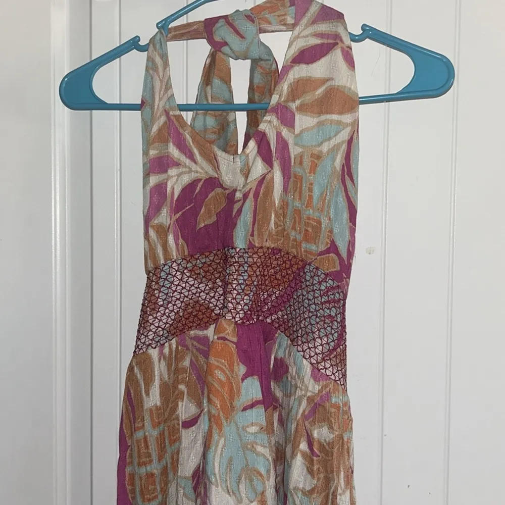 NWT Band Of The Free Floral Halter Dress Pink - Image 2