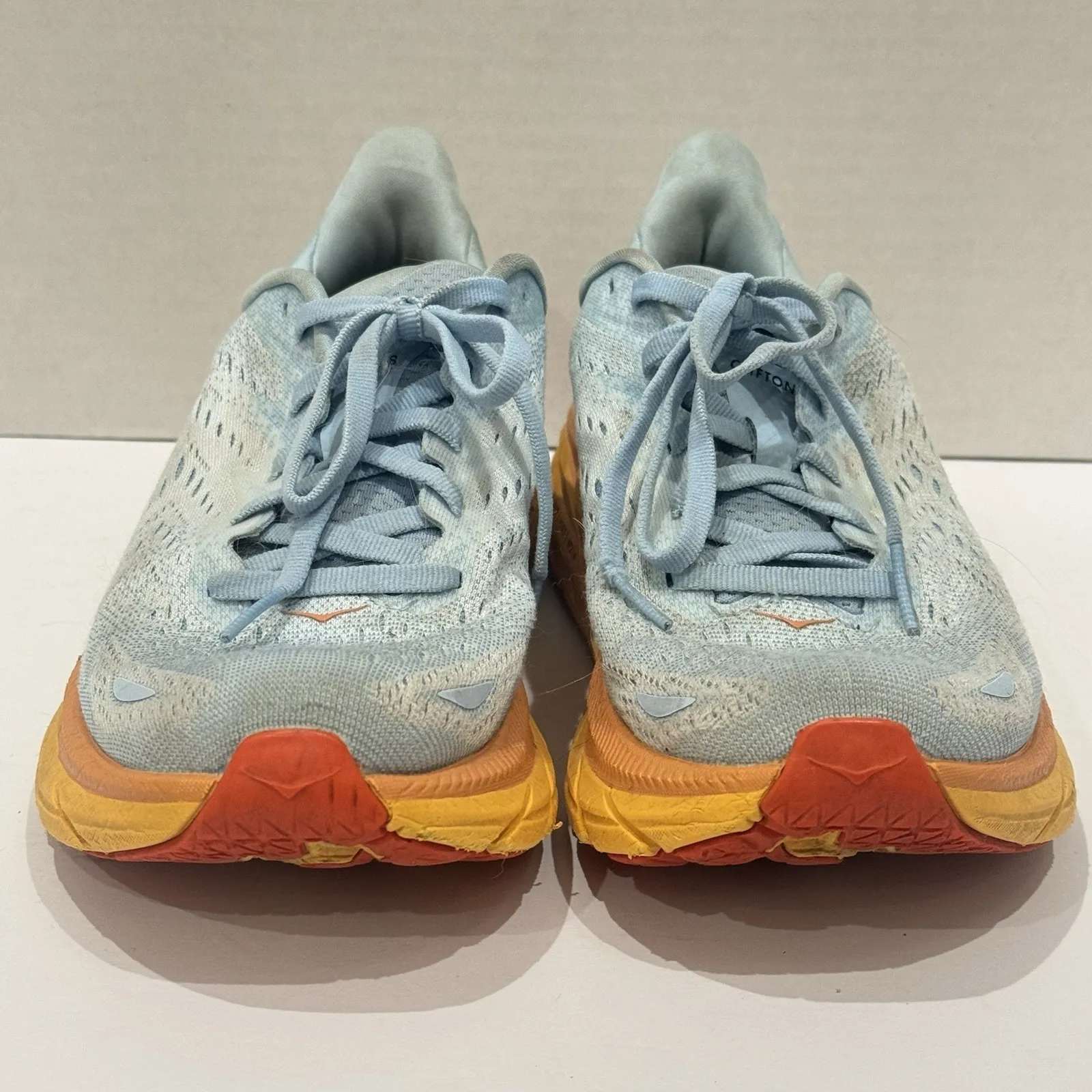 Hoka One One Clifton 8 1119394-SSIF Women's US 7B Running Shoes Blue Sneakers - Image 2