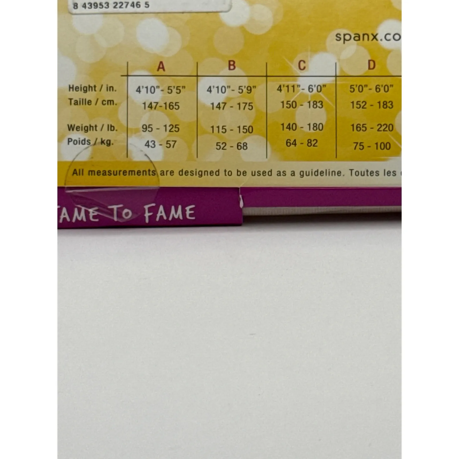 SPANX Star Power Center Stage Patterned Shaping Tights Black Size D (165-220lbs) - Image 7