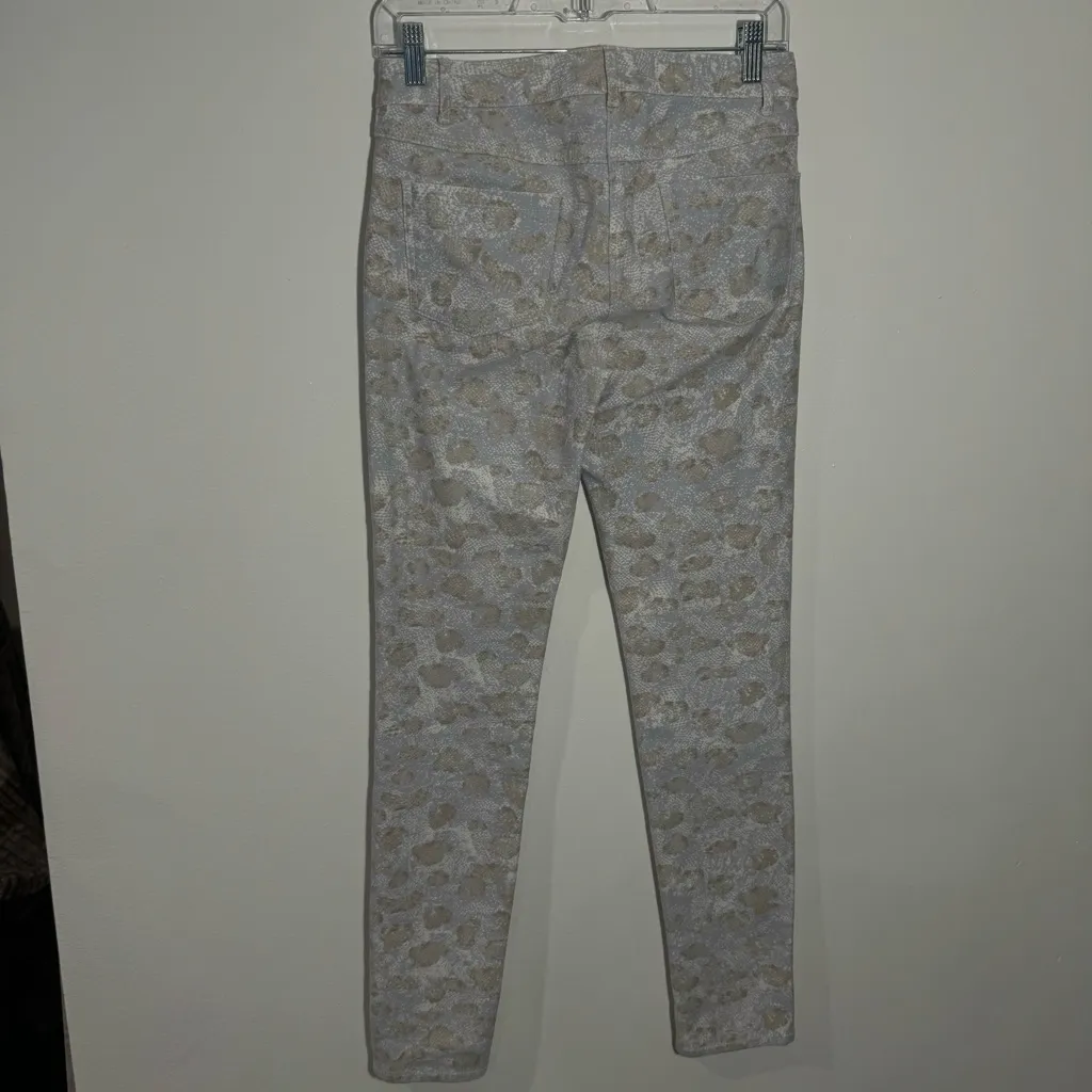 J. McLaughlin Maisie Slim Print Pants Snakeskin Ankle Size 0 - Image 6