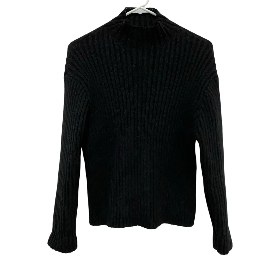 Steve Madden Black Ribbed Turtleneck Sweater - Image 8