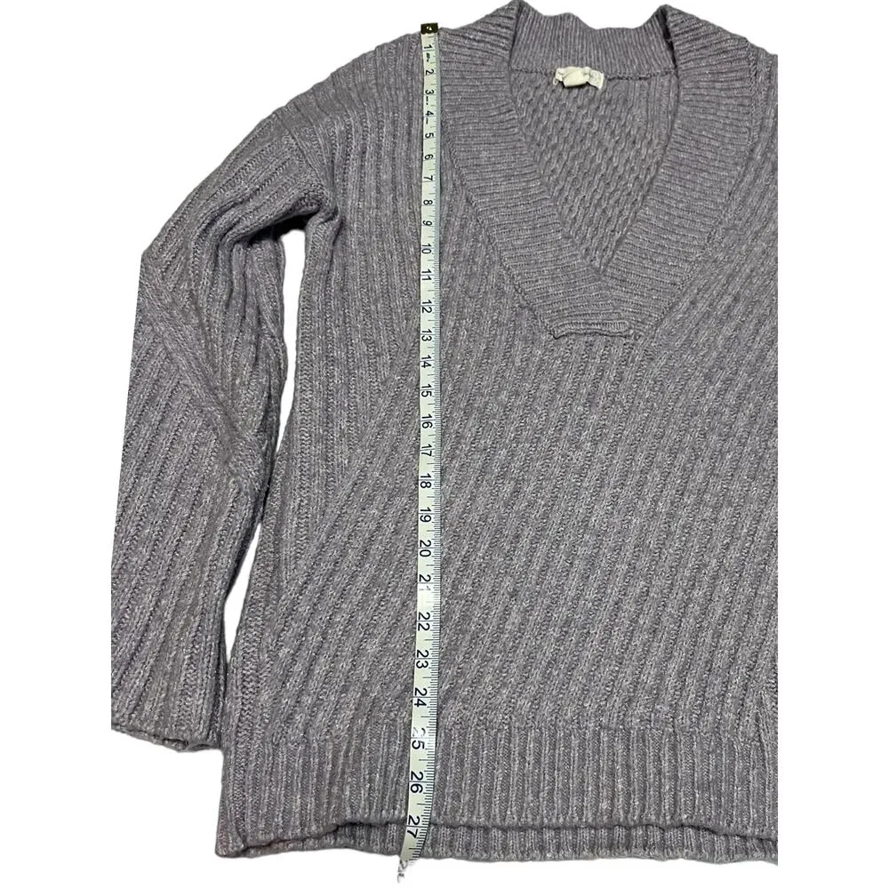 Treasure & Bond Oversized Lavender Thick Soft Bell Sleeved Sweater Size S Retro - Image 2