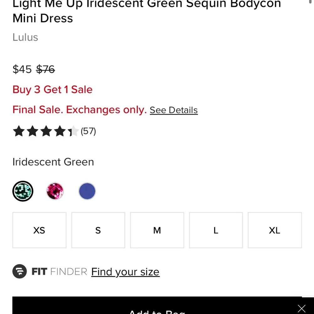 NWT Lulus Light Me Up Iridescent Sequin Dress - Image 8