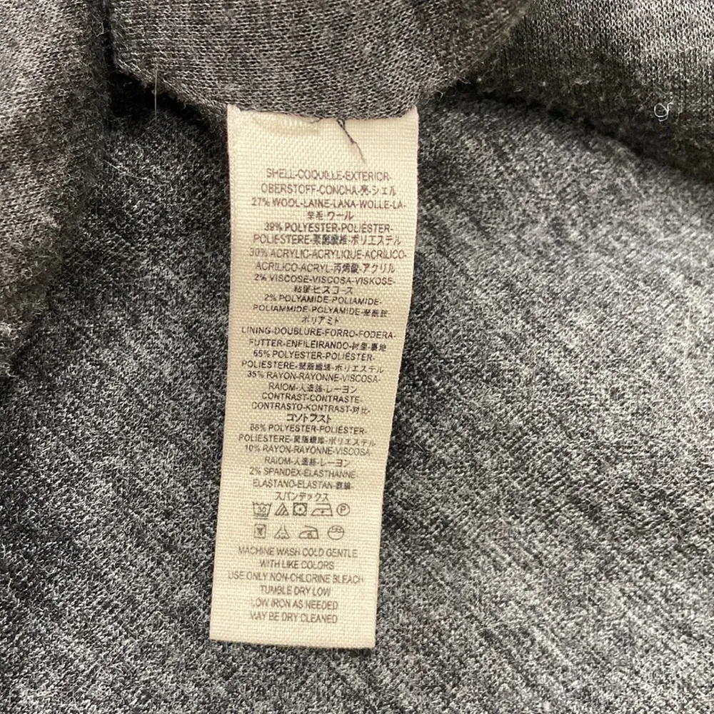 Satellite Image Swing Hooded Tweed Coat . Size XS - Image 9